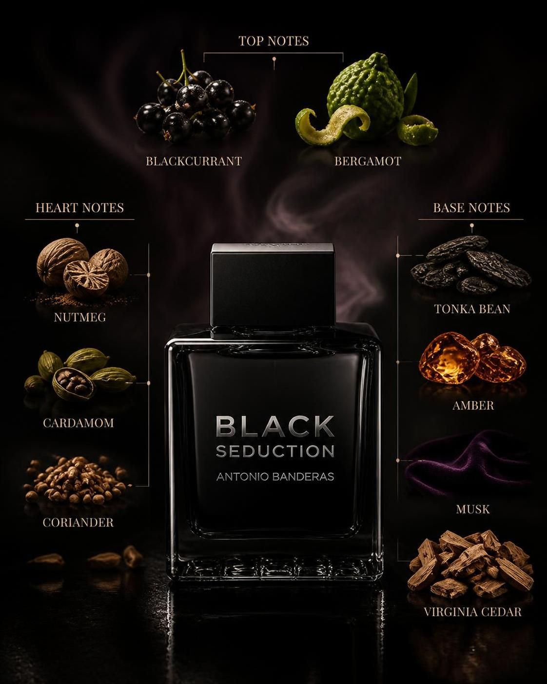 Black Seduction by Antonio Banderas MENS EDT 100mL (3.4FL OZ) TESTER