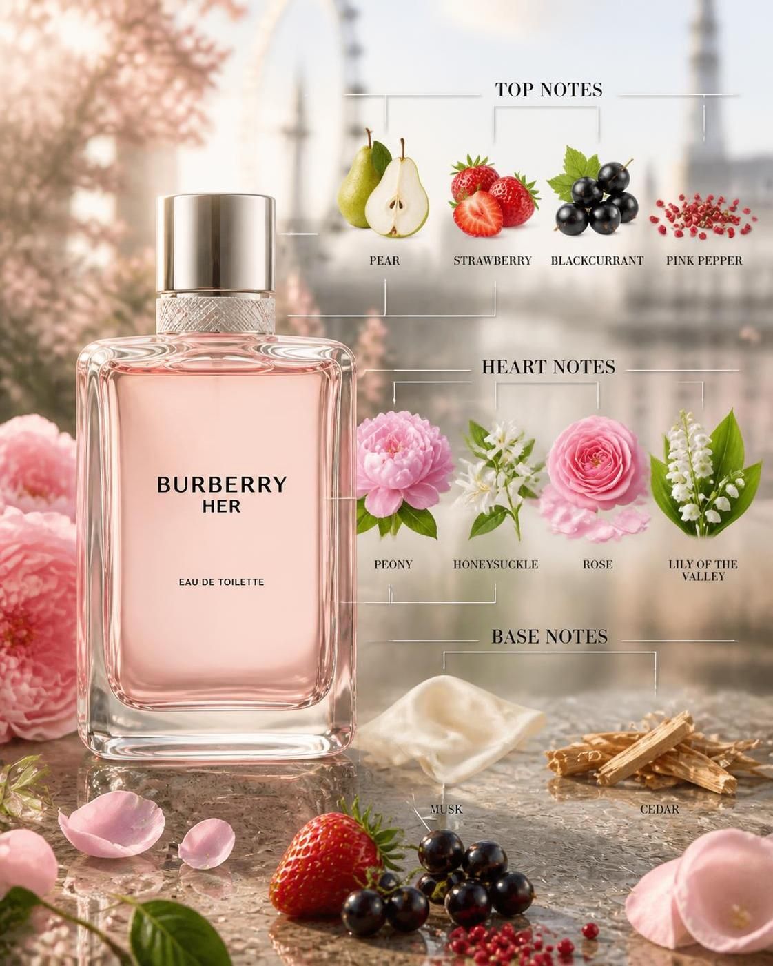 BURBERRY HER EDT 100mL (3.4FL OZ)