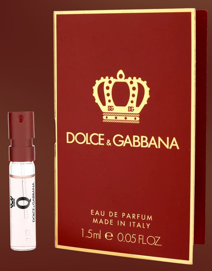 Dolce & Gabbana QUEEN EDP WOMENS 1.5mL (0.05FL OZ) SAMPLE