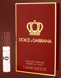 Dolce & Gabbana QUEEN EDP WOMENS 1.5mL (0.05FL OZ) SAMPLE