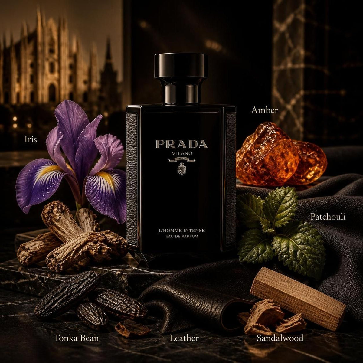 PRADA L'HOMME INTENSE EDP MENS 100mL (3.4FL OZ)