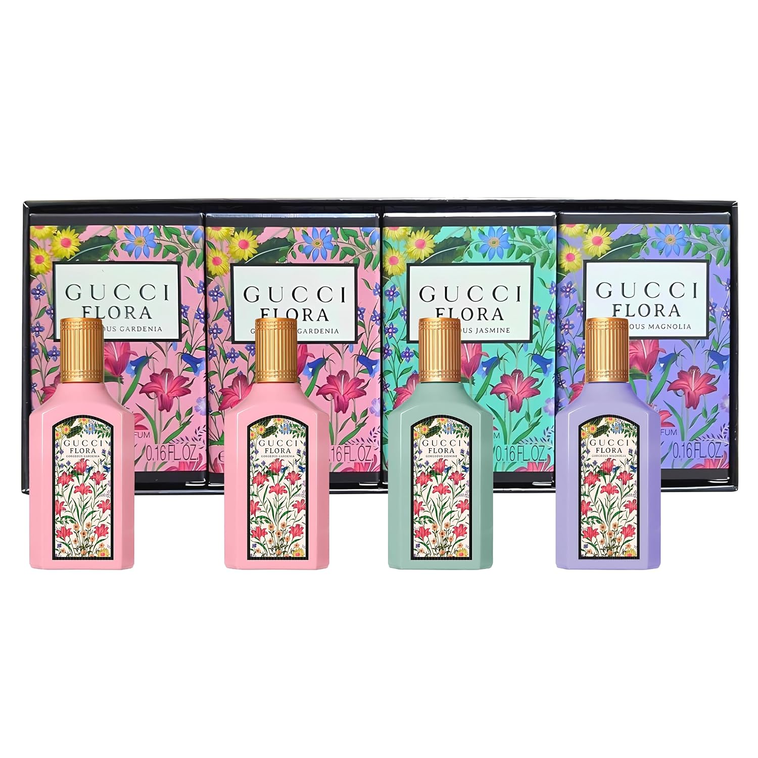 Gucci Flora 4 Fragrance Box WOMENS EDP 4X5mL (4X0.16FL OZ)