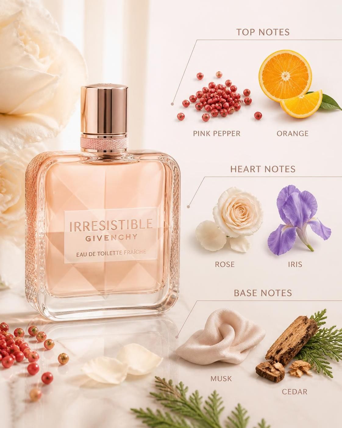 IRRESISTIBLE GIVENCHY BY GIVENCHY WOMANS EDT 1mL (0.03FL OZ) SAMPLE
