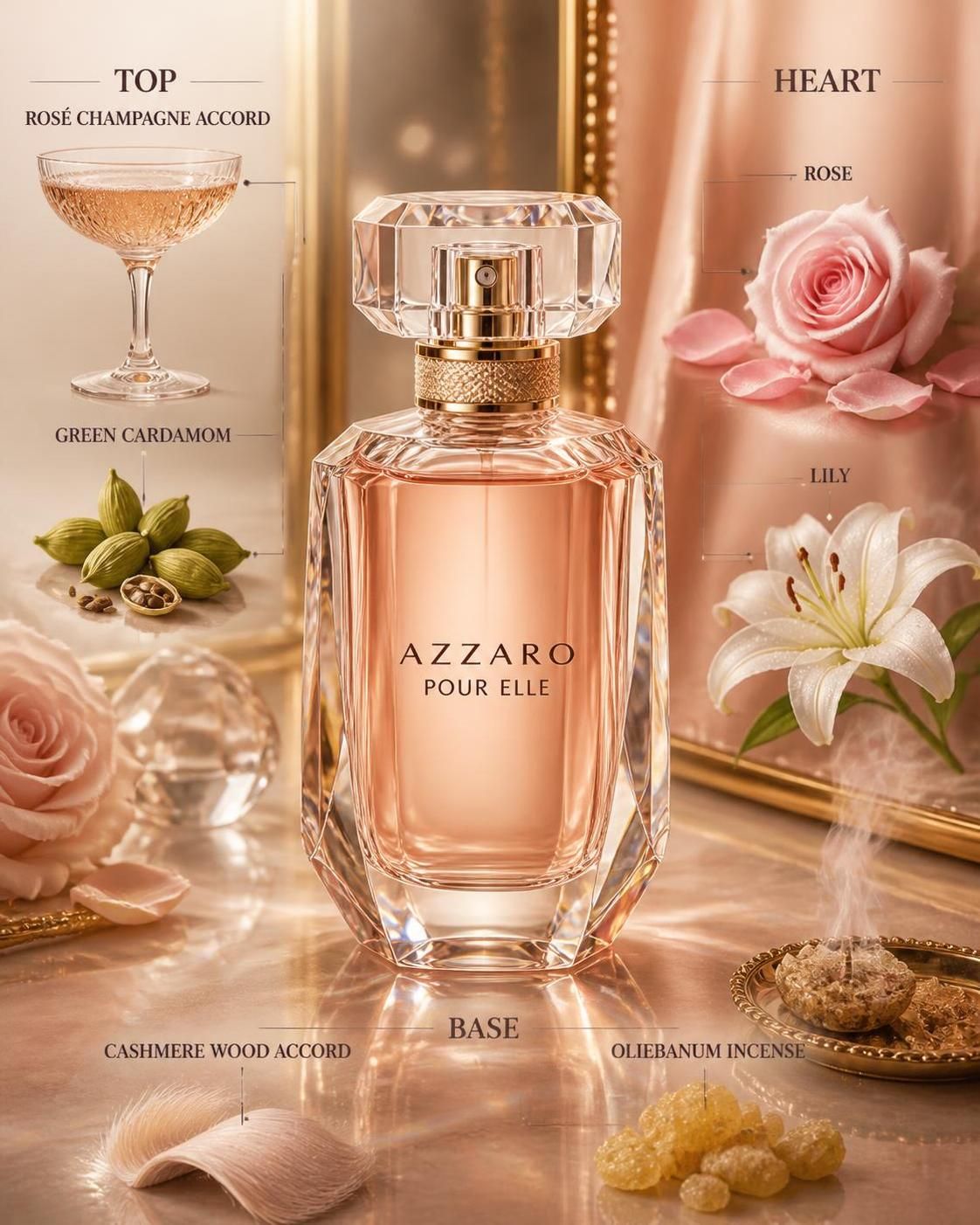 AZZARO POUR ELLE EDP WOMENS 100mL (3.4FL OZ)