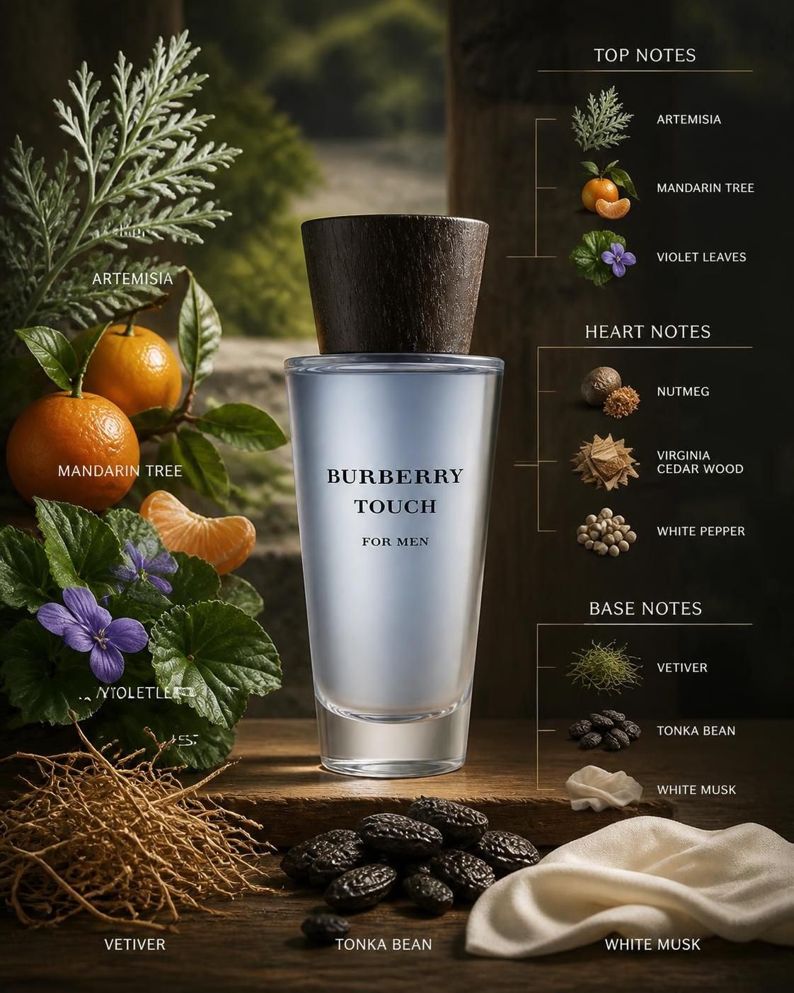 Burberry Touch EDT MENS 50mL (1.6FL OZ)