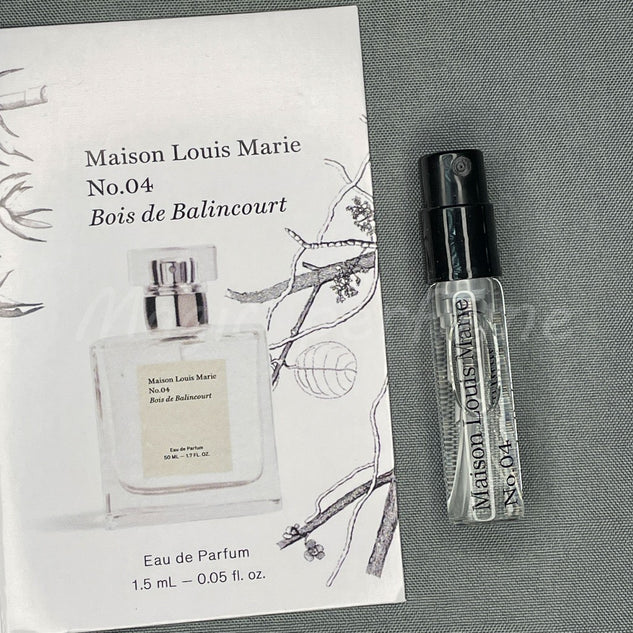 MAISON LOUIS MARIE No. 4 PERFUME OIL WOMENS 1.5mL (0.05FL OZ) SAMPLE