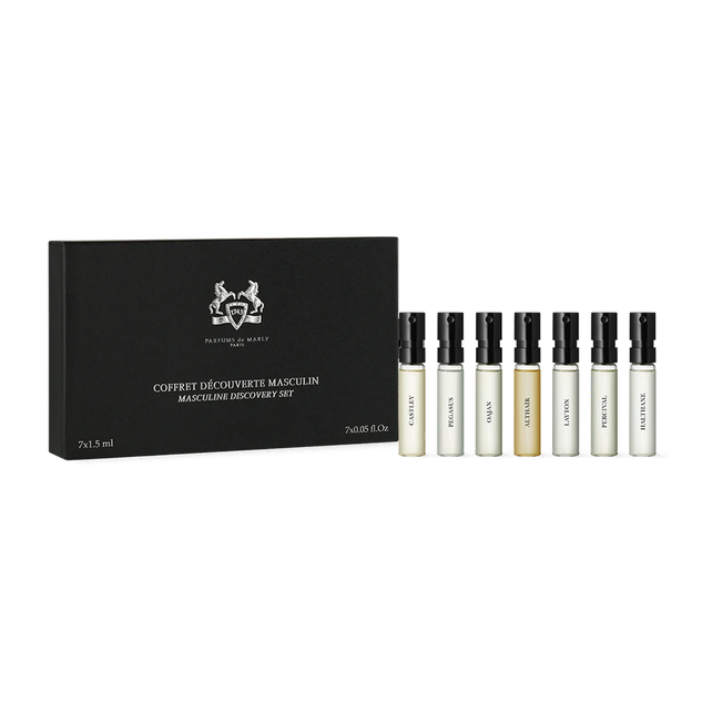 PERFUMES DE MARLY MASCULINE DISCOVERY SET EDP 7X1.5mL VIALS