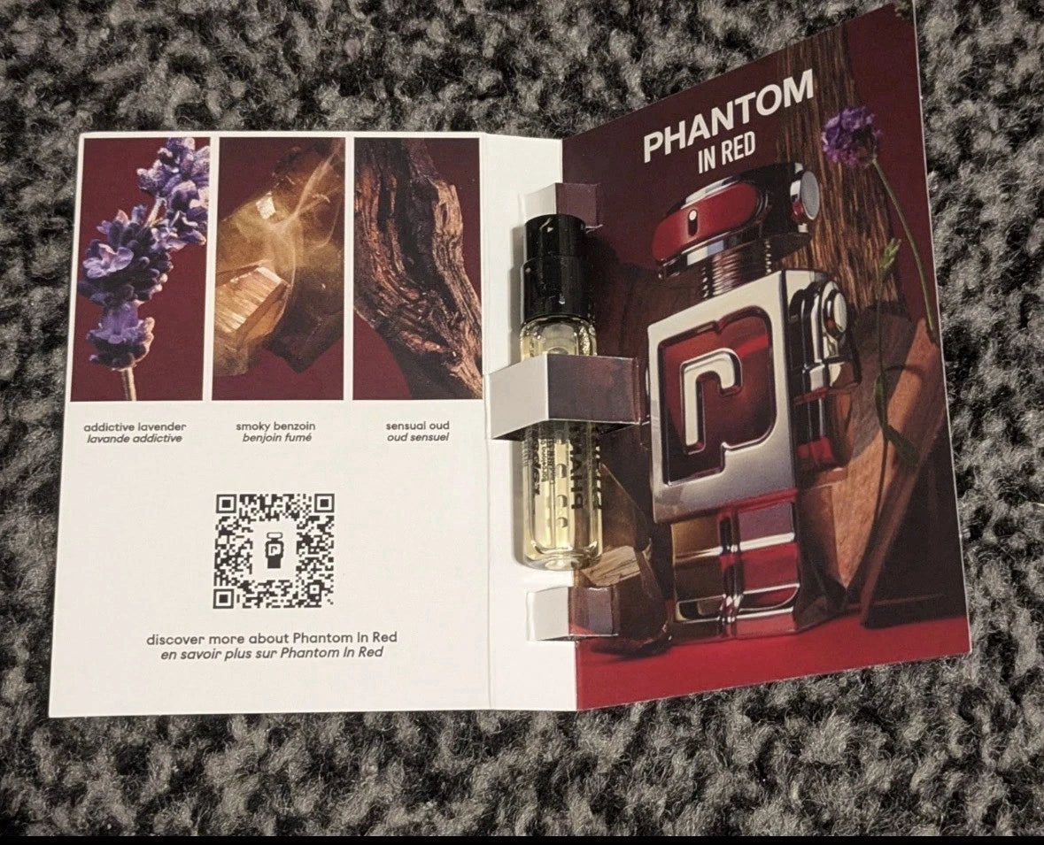 PHANTOM IN RED by PACO RABANNE EDP 1.5mL (0.05FL OZ) SAMPLE