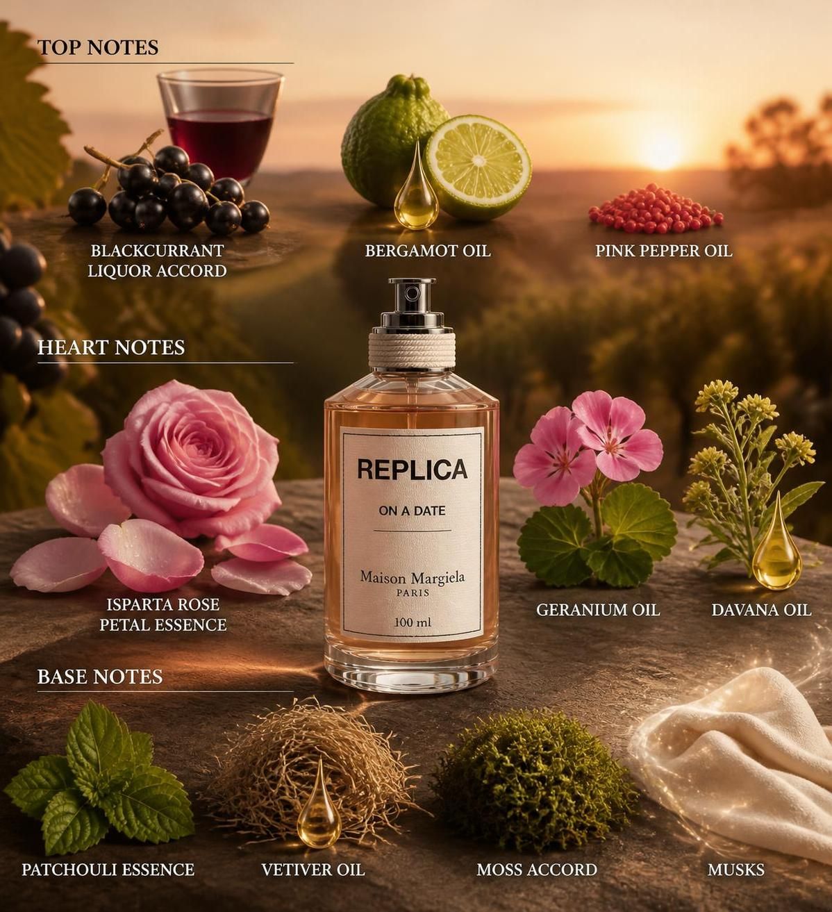 REPLICA ON A DATE by MAISON MARGIELA UNISEX EDT 100mL (3.4FL OZ)