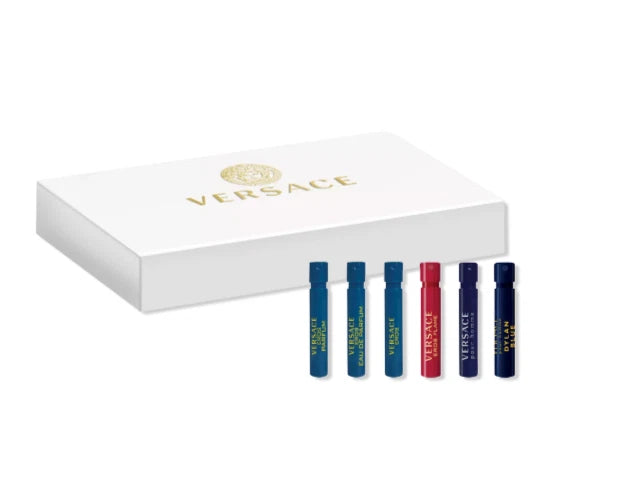 VERSACE COLOGNE COLLECTION FOR MEN 1mL (0.03FL OZ) X 7 SPRAY VIALS