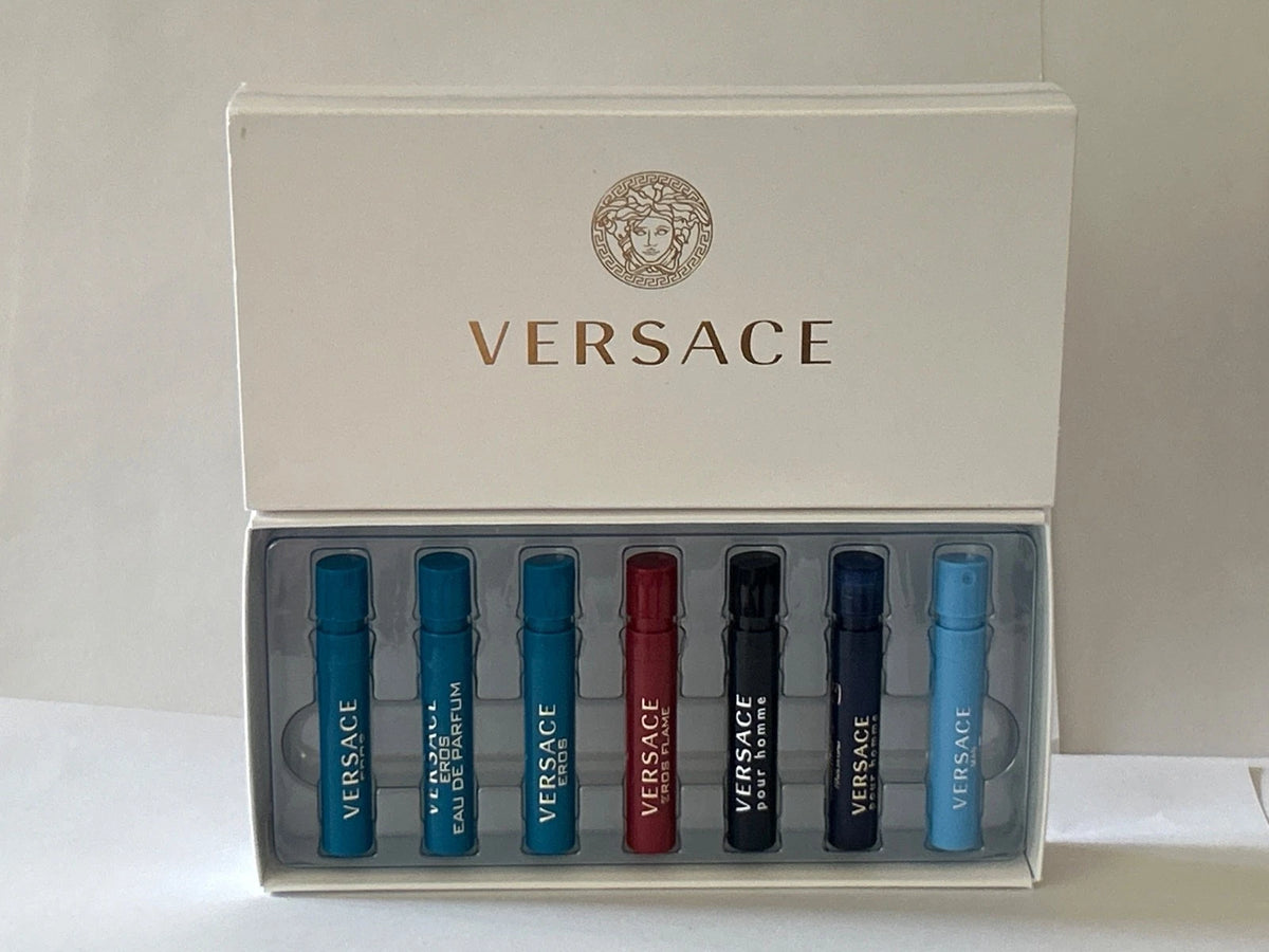 VERSACE COLOGNE COLLECTION FOR MEN 1mL (0.03FL OZ) X 7 SPRAY VIALS
