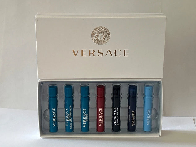 VERSACE COLOGNE COLLECTION FOR MEN 1mL (0.03FL OZ) X 7 SPRAY VIALS